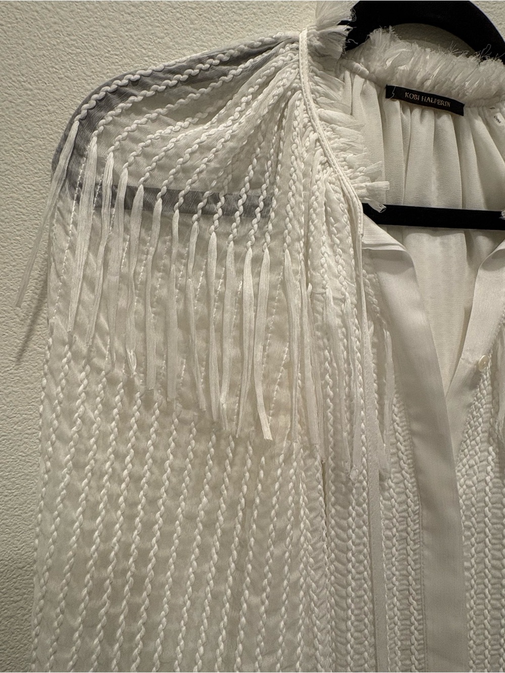 Kobi Halperin . Poppi Peasant Top in Ivory . Sz.XS . Like New 🤍 - Picture 7 of 8